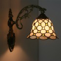 8 Inch European Stained Glass Wall Light