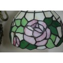 8 Inch European Stained Glass Rose Style Tiffany Wall Light