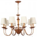 8 Light Retro Hotel Candle Style Chandelier
