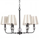 6 Light Rustic Retro Contemporary Candle Style Chandelier