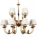 12 Light Modern Contemporary Rustic Retro Candle Style Chandelier