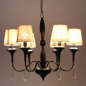 6 Light Mediterranean Style Candle Style Chandelier