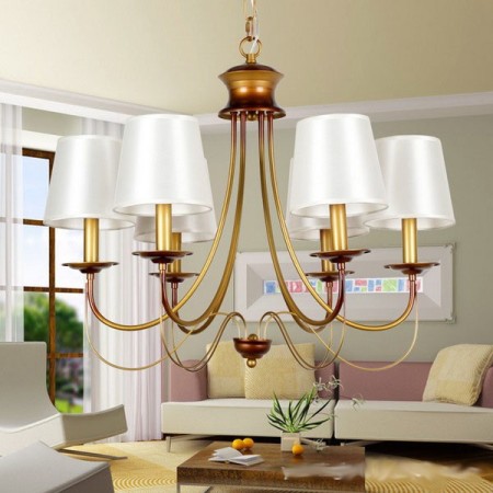 6 Light Rustic Mediterranean Style Modern Contemporary Candle Style Chandelier