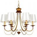 6 Light Rustic Mediterranean Style Modern Contemporary Candle Style Chandelier