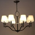 8 Light Modern Contemporary Candle Style Chandelier