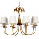 8 Light Modern Contemporary Rustic Candle Style Chandelier