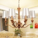 6 Light Mediterranean Style Candle Style Chandelier