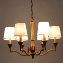 6 Light Mediterranean Style Candle Style Chandelier