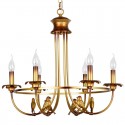 6 Light Retro Candle Style Chandelier