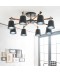 8 Light Modern/ Contemporary Wood Chandelier