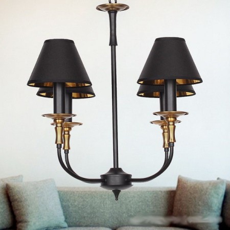 4 Light Retro Contemporary Candle Style Chandelier