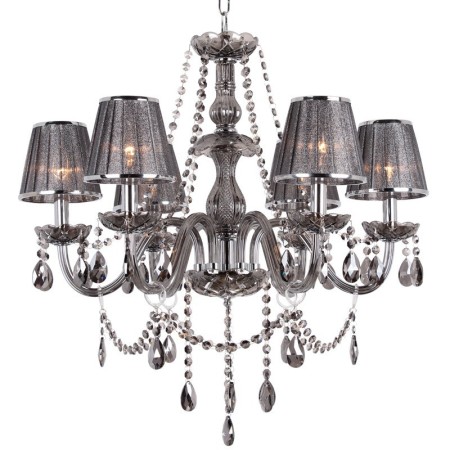 6 Light K9 Crystal Candle Style Chandelier