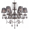 6 Light K9 Crystal Candle Style Chandelier