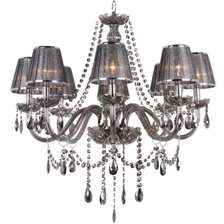 8 Light K9 Crystal Candle Style Chandelier