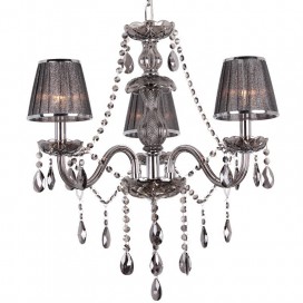 3 Light K9 Crystal Candle Style Chandelier