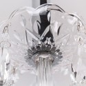 6 Light Contemporary K9 Crystal Candle Style Chandelier