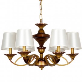 6 Light Retro Mediterranean Style Rustic Candle Style Chandelier