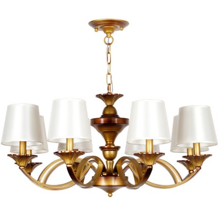 8 Light Retro Mediterranean Style Rustic Candle Style Chandelier