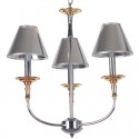 3 Light Modern Contemporary Chrome Candle Style Chandelier