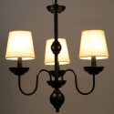 3 Light Rustic Retro Contemporary Candle Style Chandelier