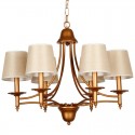6 Light Rustic Retro Mediterranean Style Candle Style Chandelier