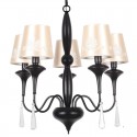 5 Light Mediterranean Style Candle Style Chandelier