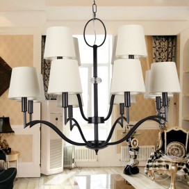 12 Light Modern Contemporary Candle Style Chandelier