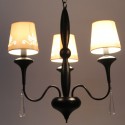 3 Light Mediterranean Style Candle Style Chandelier