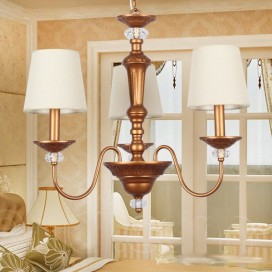 3 Light Retro Candle Style Chandelier