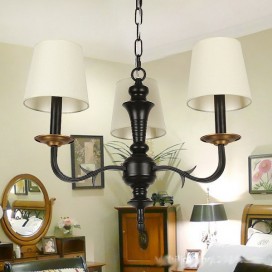 3 Light Contemporary Retro Candle Style Chandelier