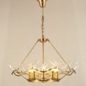 Fine Brass 9 Light Chandelier