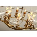 Fine Brass 9 Light Chandelier