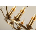 Fine Brass 9 Light Chandelier