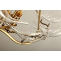 Fine Brass 9 Light Chandelier