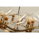 Fine Brass 9 Light Chandelier