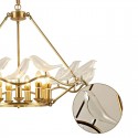 Fine Brass 9 Light Chandelier