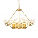 Fine Brass 9 Light Chandelier