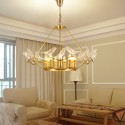 Fine Brass 9 Light Chandelier