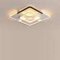 Modern Contemporary Square Aluminum Alloy Flush Mount Ceiling Light