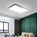 Modern Contemporary Rectangle Stainless Steel Flush Mount Ceiling Light