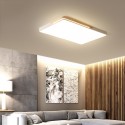 Modern Contemporary Rectangle Stainless Steel Flush Mount Ceiling Light