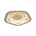 Modern Contemporary Pentagon Stainless Steel Flush Mount Ceiling Light