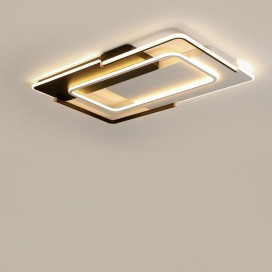 Modern Contemporary Rectangle Aluminum Alloy Flush Mount Ceiling Light