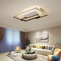 Modern Contemporary Rectangle Aluminum Alloy Flush Mount Ceiling Light