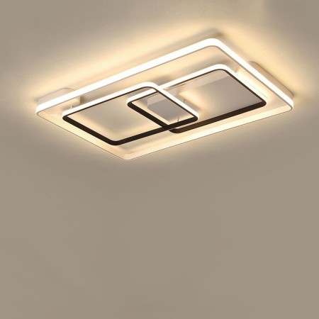 Modern Contemporary Rectangle Aluminum Alloy Flush Mount Ceiling Light