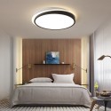 Modern Contemporary Stainless Steel Flush Mount Ceiling Light