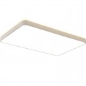 Modern Contemporary Rectangle Stainless Steel Flush Mount Ceiling Light