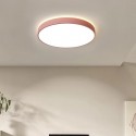 Modern Contemporary Round Stainless Steel Flush Mount Ceiling Light