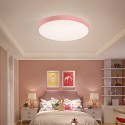 Modern Contemporary Ultra-thin Round Stainless Steel Flush Mount Ceiling Light