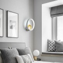 Modern Contemporary Round Wood Wall Sconces